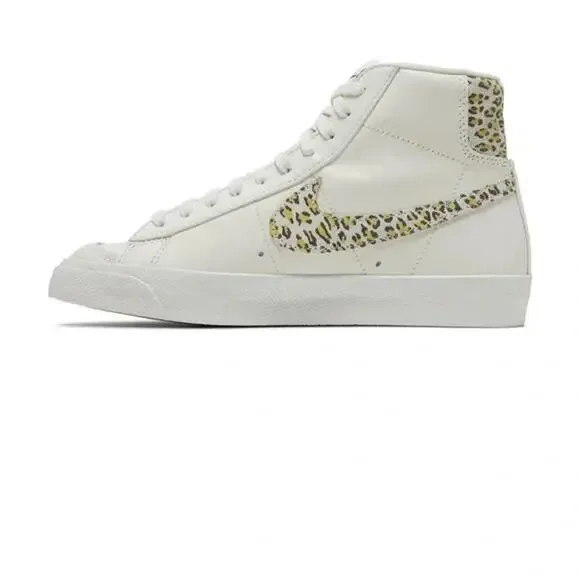 Nike Blazer Mid 77 SE Lemon Leopard Womens 10 White - Picture 14 of 14
